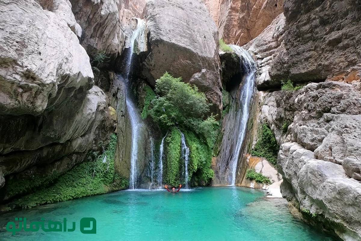 ۲ آبشار تنکابن مازندران با فضایی بهشتی برای پیک‌نیک