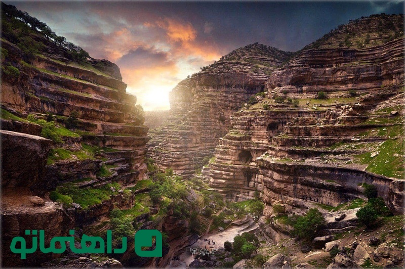 خوفناک‌ترین تنگه ایران؛ تنگه شیرز و زیبایی‌هایش در بهار