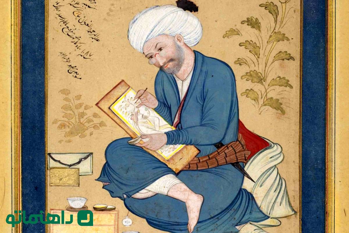 عشق در معروف‌ترین نقاشی رضا عباسی