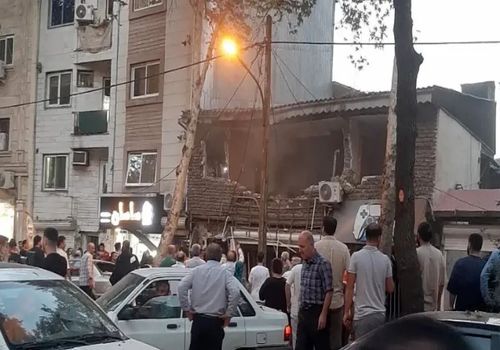تصاویر جدید از انفجار و آتش‌سوزی در رشت (ویدئو)