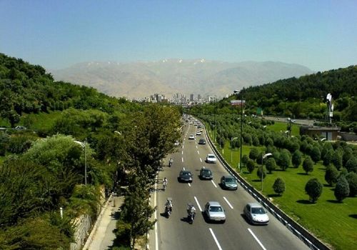 بزرگراه مدرس ۵۵ سال قبل چه شکلی بود؟