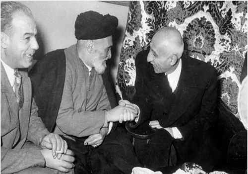 تصاویر|  آشتی تاریخی دکتر مصدق و آیت الله کاشانی در سال 1331